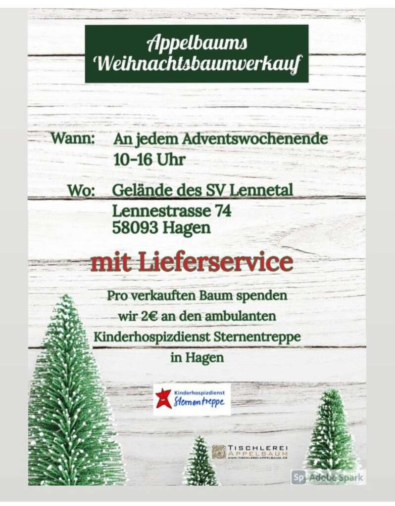 Weihnachtsbaumverkauf Hagen - Appelbaum